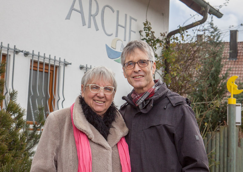 Inge Grein-Feil zusammen mit ihrem Mann Siggi Feil 