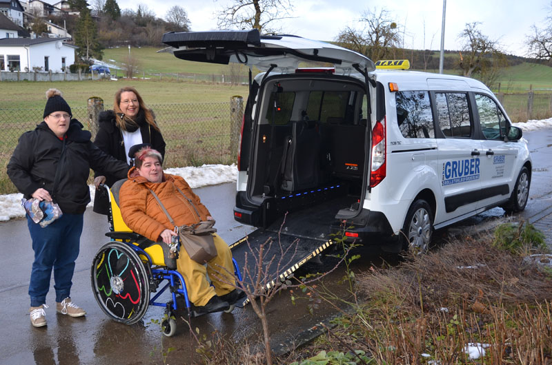 Taxi Gruber hilft bei Inklusion